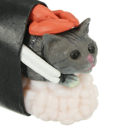 Lovely Cute Sushi Neko Cat Capsule Meow Mini Kitty Set of 5 New 